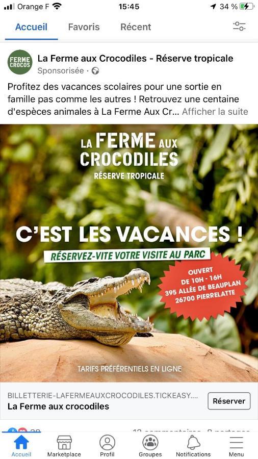 Gite Climatise Avec Piscine Sur Les Hauteurs De Bollène Zewnętrze zdjęcie