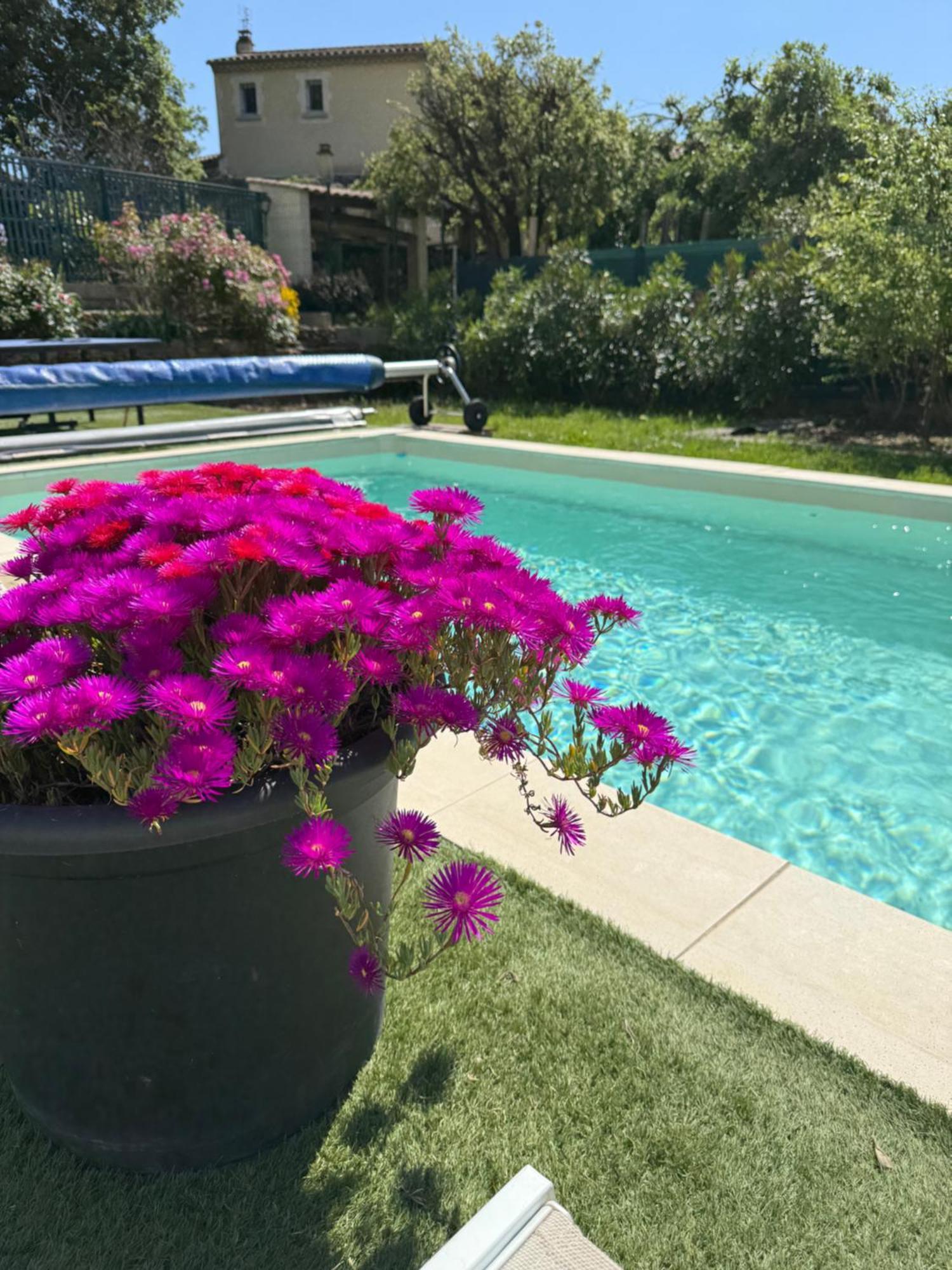 Gite Climatise Avec Piscine Sur Les Hauteurs De Bollène Zewnętrze zdjęcie